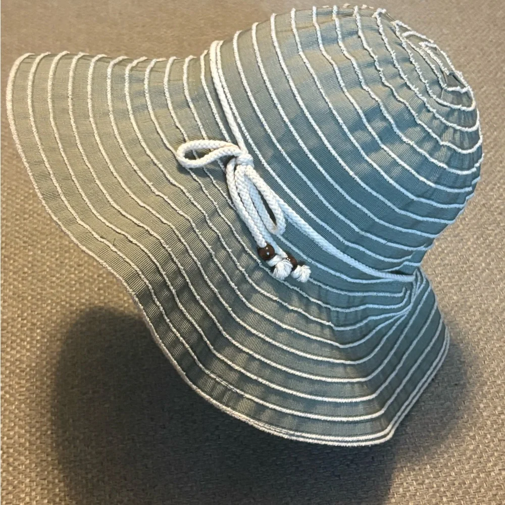Royal Resortwear Women's Sun Hat Large Brim Floppy Packable Olive Green 58 Cm
